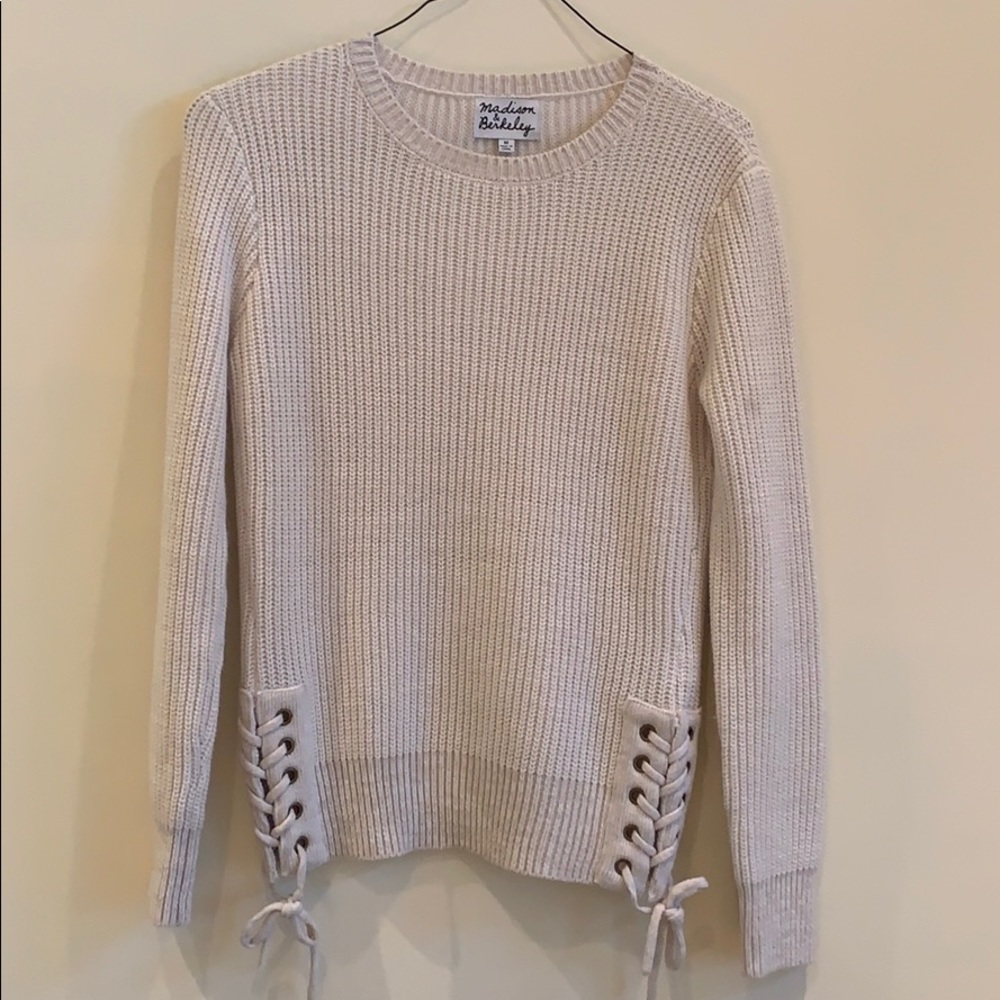 Side Lace-up Sweater
